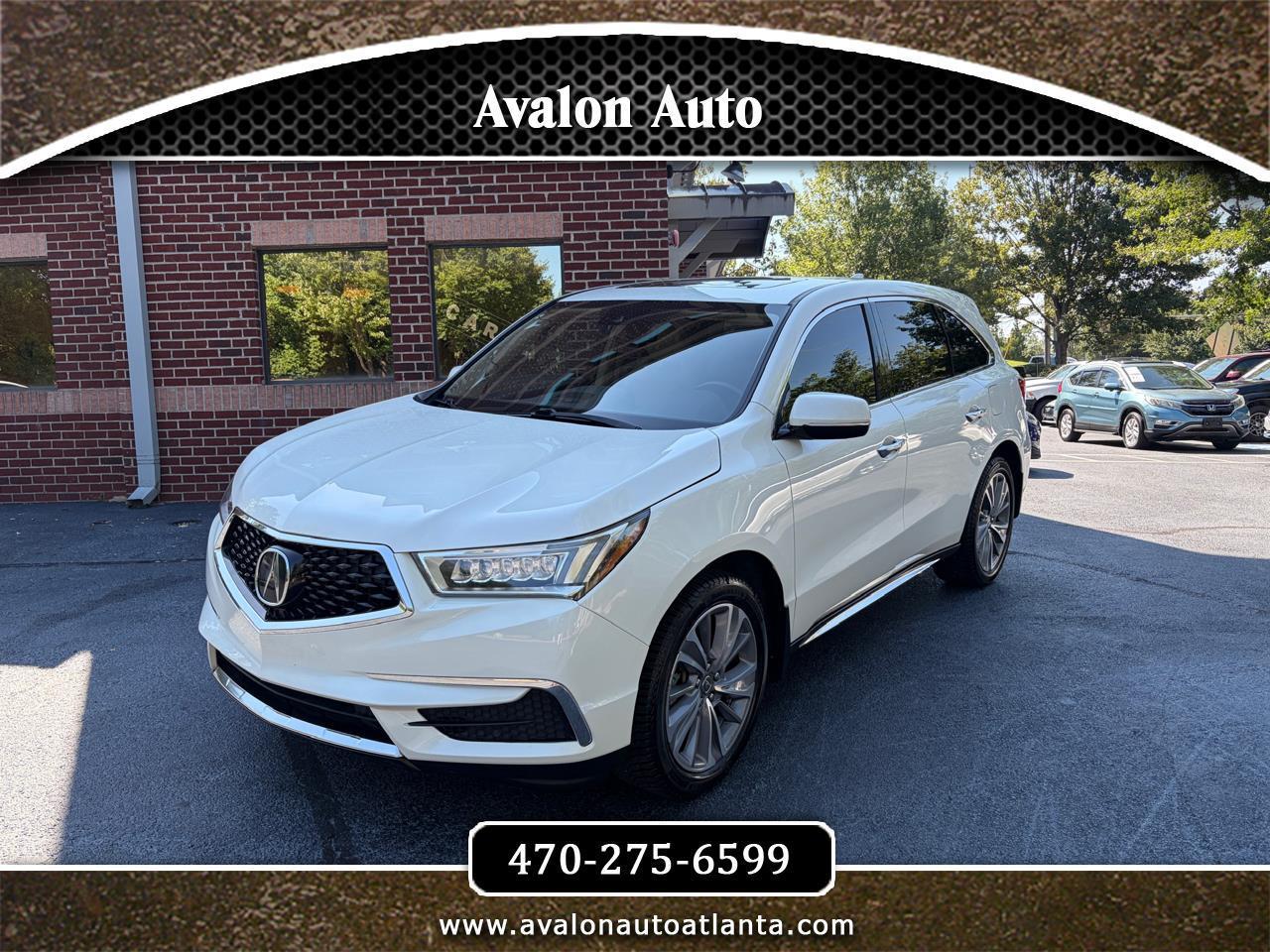 Acura MDX SH-AWD 9-Spd AT w/Tech Package 2017