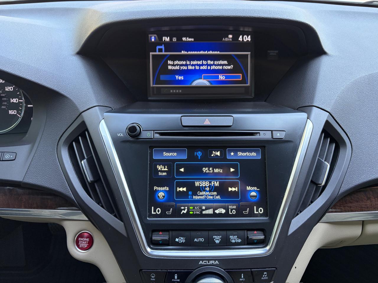 Acura MDX SH-AWD 9-Spd AT w/Tech Package 2017