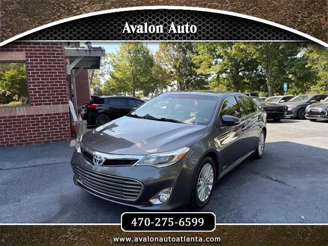 Gray 2013 Toyota Avalon Hybrid Sedan Front-Wheel Drive Automatic
