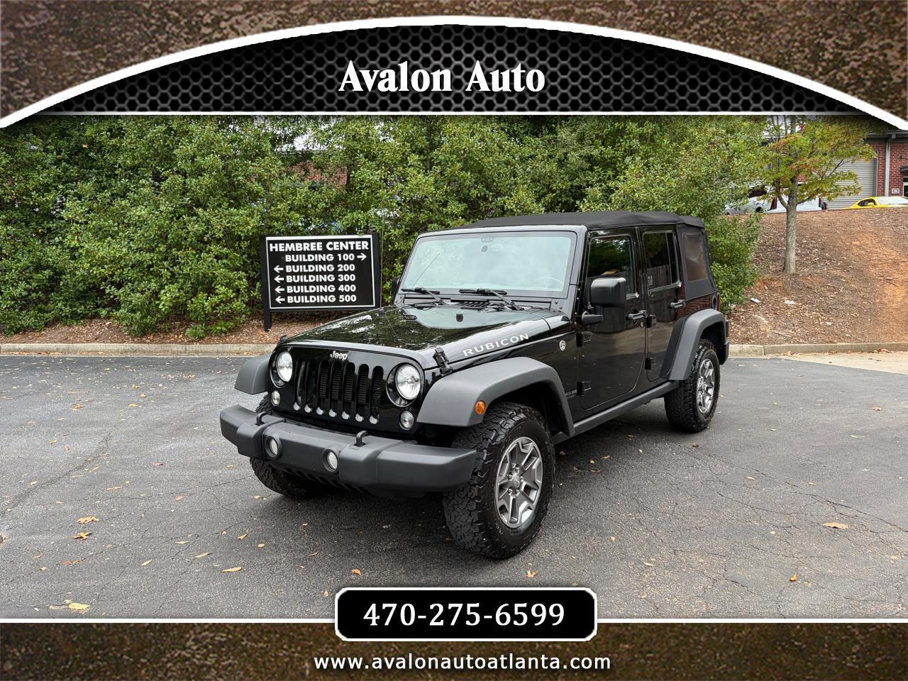 Jeep Wrangler Unlimited Rubicon 4WD 2016