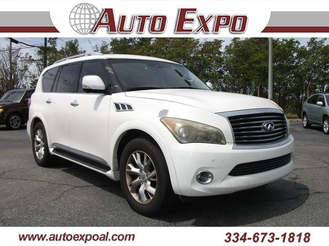 White 2011 INFINITI QX56 RWD SUV / Crossover 4X2 Automatic