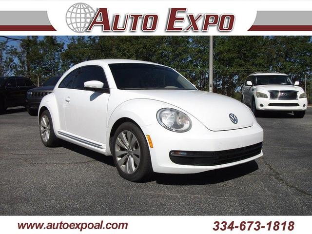 White 2015 Volkswagen Beetle 1.8T Hatchback Front-Wheel Drive Automatic