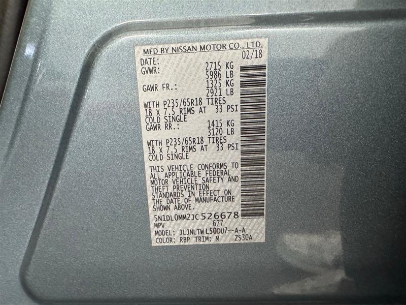 Infiniti QX60 AWD 2018