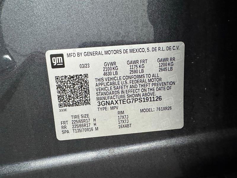 Chevrolet Equinox AWD 4dr LT w/2FL 2023