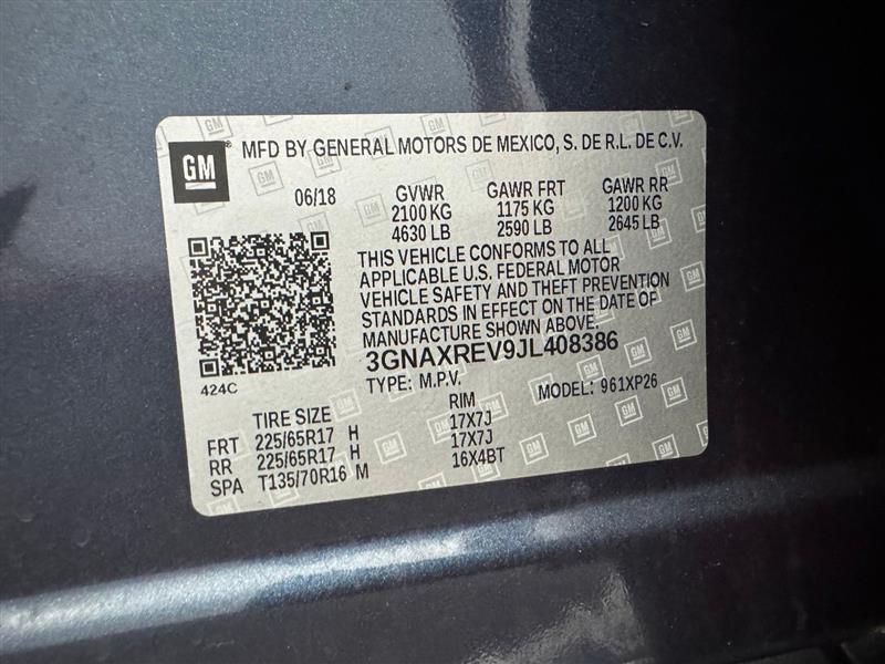 Chevrolet Equinox LS AWD 2018