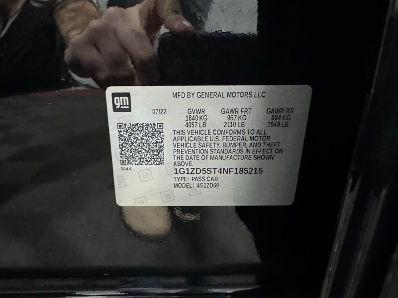 Chevrolet Malibu LT 2022