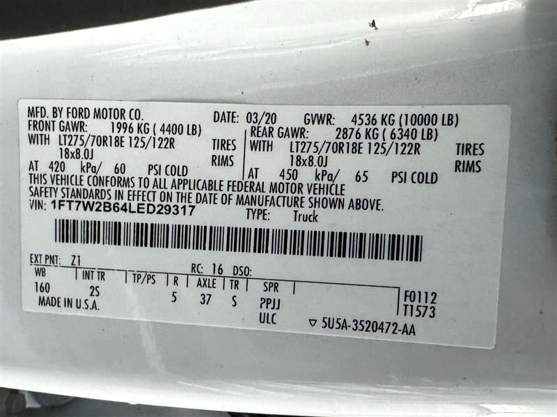 Ford F-250 SD XLT Crew Cab 4WD 2020