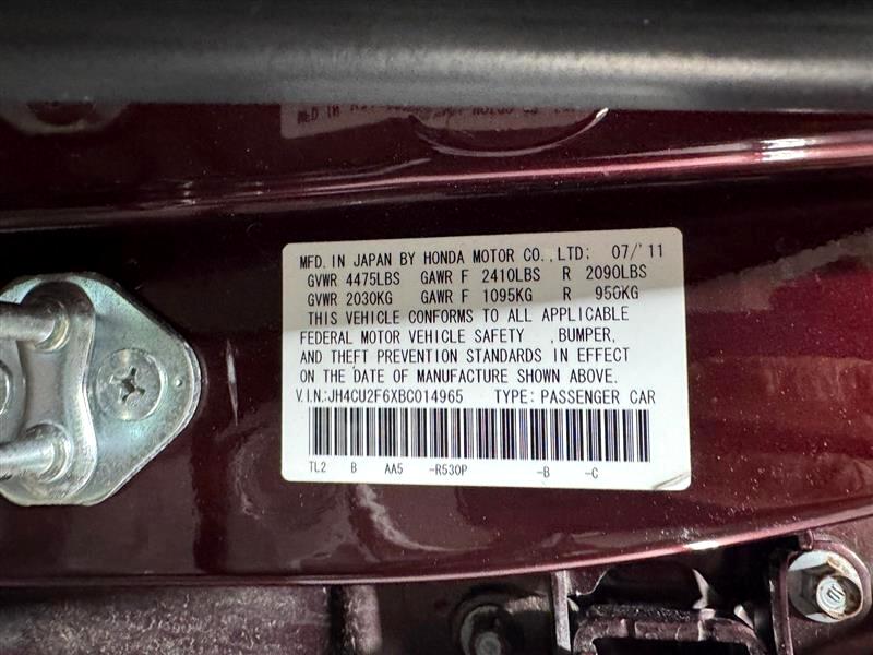 Acura TSX 5-Speed AT with Tech Package 2011