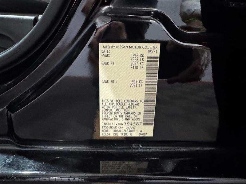 Nissan Altima 2.5 S 2021