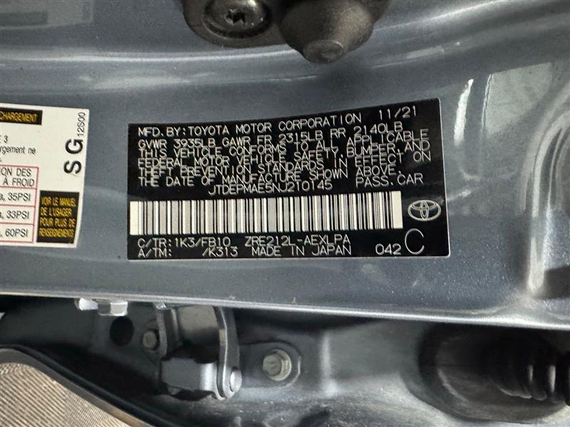 Toyota Corolla LE 2022