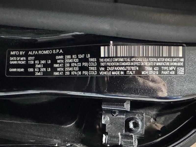 Alfa Romeo Stelvio Ti Sport 2018