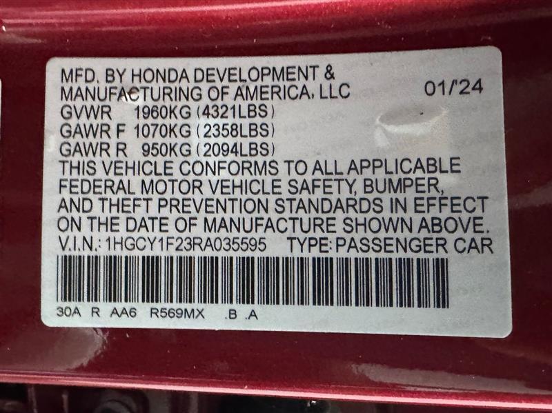 Honda Accord LX 2024