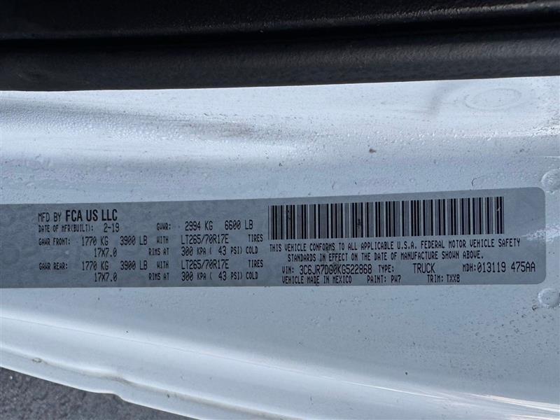 RAM 1500 Classic Tradesman Regular Cab LWB 4WD 2019