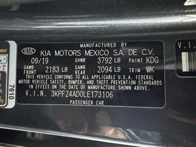 Kia Forte FE 6M 2020