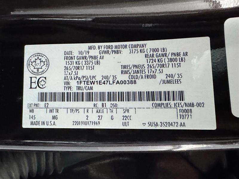 Ford F-150 XLT SuperCrew 6.5-ft. Bed 4WD 2020