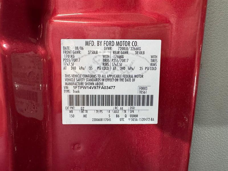 Ford F-150 Lariat SuperCrew 4WD 2007