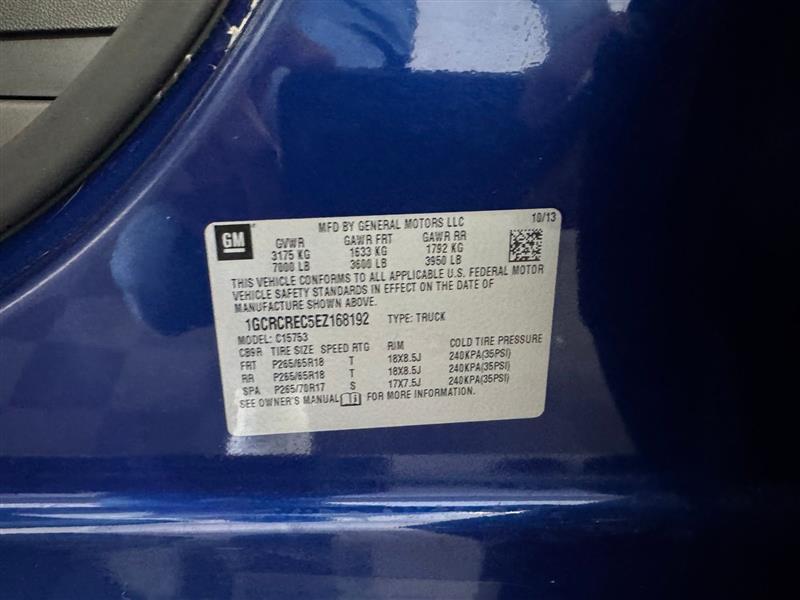 Chevrolet Silverado 1500 2LT Double Cab 2WD 2014