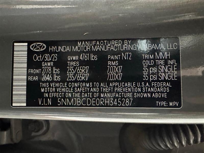 Hyundai Tucson SEL AWD 2024