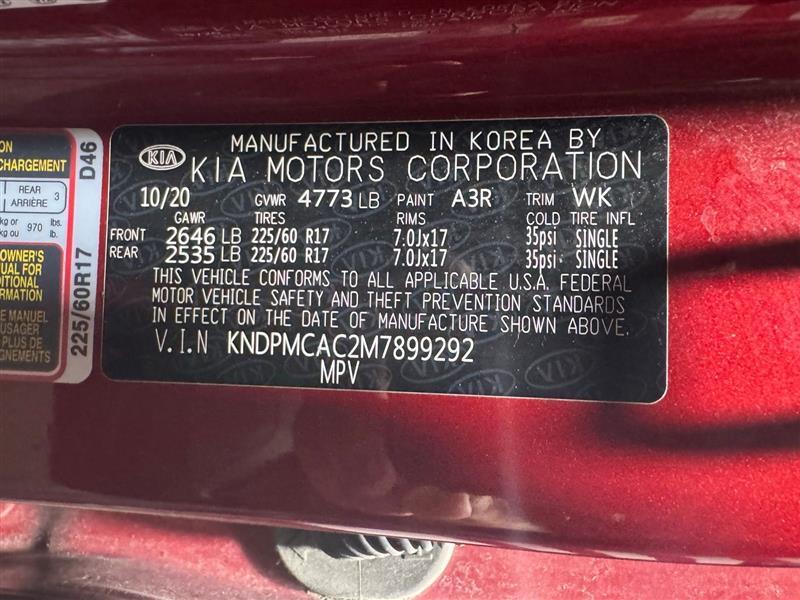 Kia Sportage LX AWD 2021