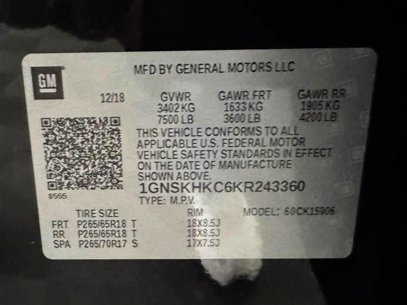 Chevrolet Suburban LT 4WD 2019