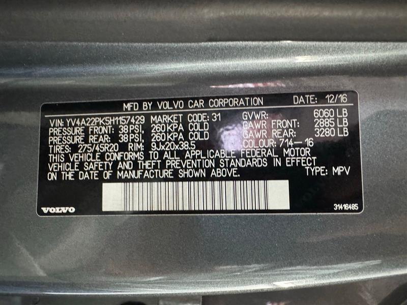 Volvo XC90 T6 Momentum AWD 2017