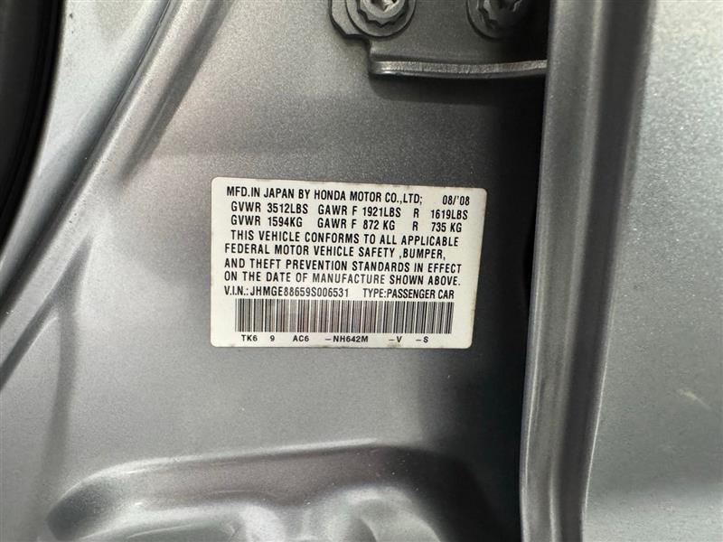 Honda Fit Sport 5-Speed AT with Navigation 2009