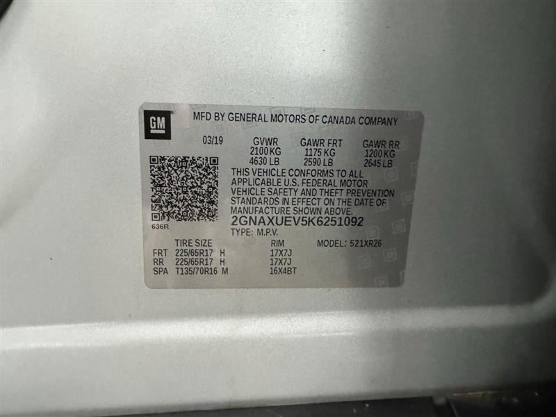 Chevrolet Equinox LT AWD 2019