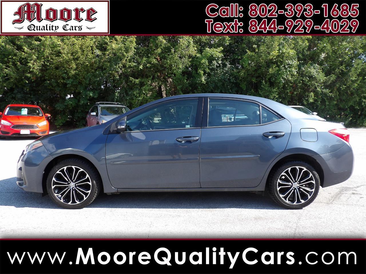 Toyota Corolla 4dr Sdn CVT S w/Special Edition Pkg (Natl) 2016