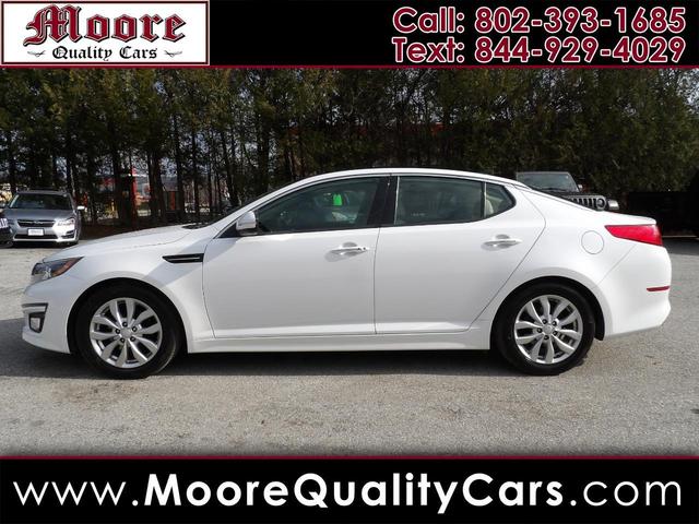 White 2014 Kia Optima EX Sedan Front-Wheel Drive Automatic
