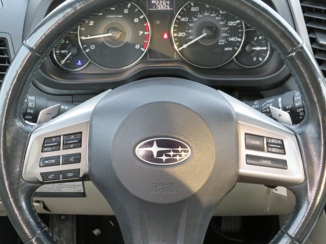 Subaru Outback 2.5i Premium 2012