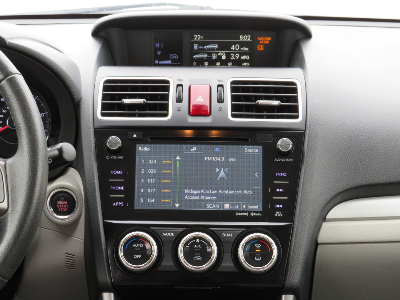 Subaru Forester 2.5i Touring 2016