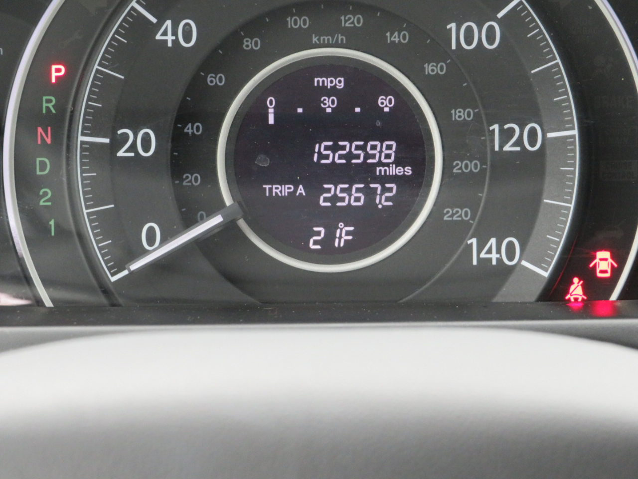 Honda CR-V LX 4WD 5-Speed AT 2013