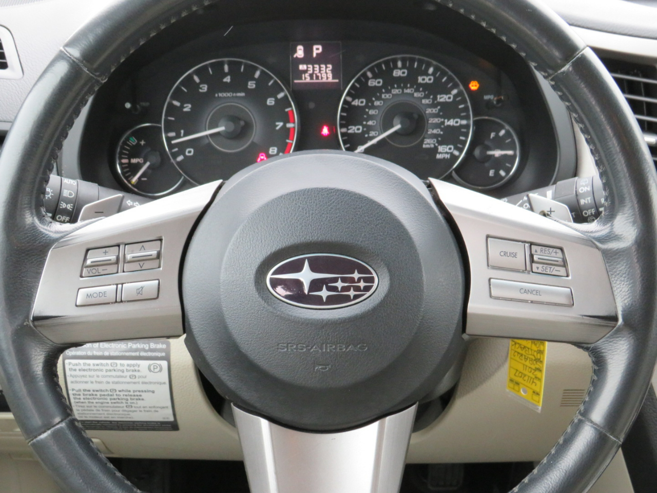 Subaru Outback 3.6R Premium 2011