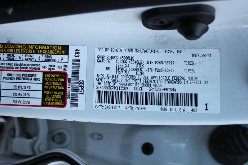 Toyota Tacoma SR5 Double Cab Long Bed V6 6AT 2WD 2021