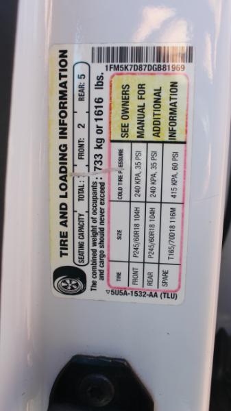 Ford Explorer XLT FWD 2013