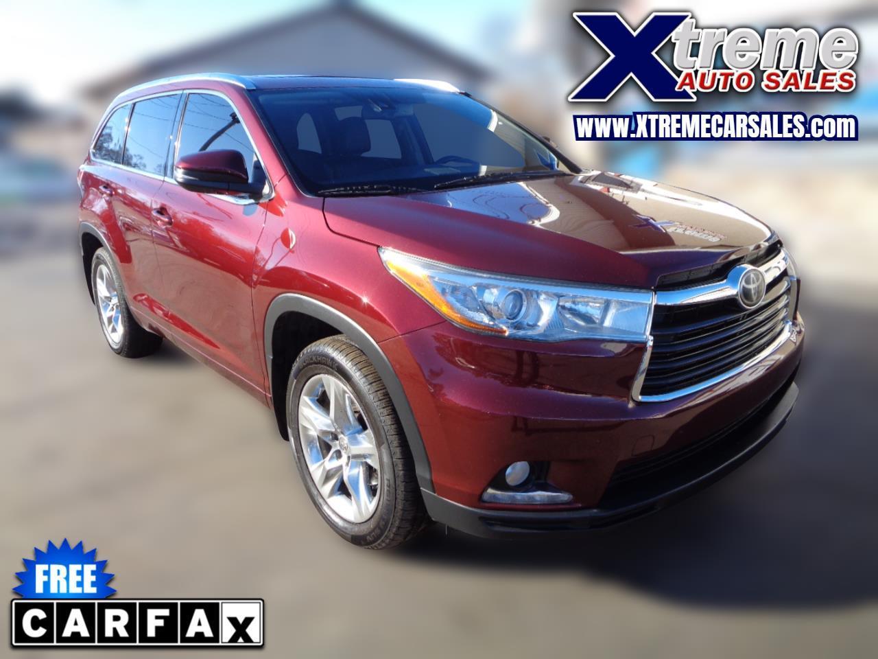 Toyota Highlander AWD 4dr V6 Limited (Natl) 2014