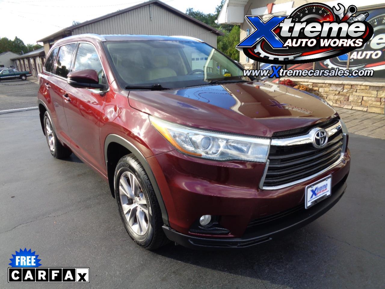 Toyota Highlander AWD 4dr V6 XLE (Natl) 2015