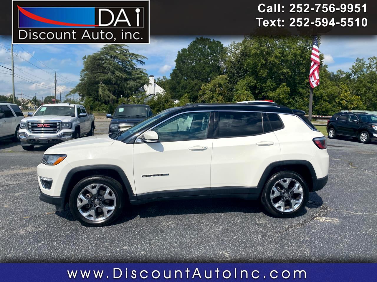 Used 2017 Jeep Compass Limited 4x4 for Sale in Greenville NC 27834