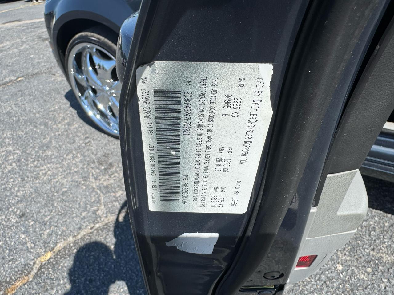 Chrysler 300 4dr Sdn 300 RWD 2007