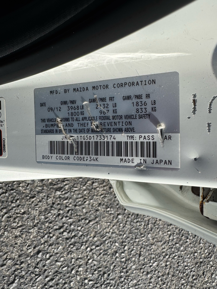 Mazda MAZDA3 4dr Sdn Man i SV 2013