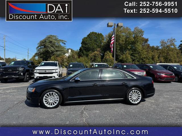 Gray 2015 Audi A8 Sedan All-Wheel Drive Automatic