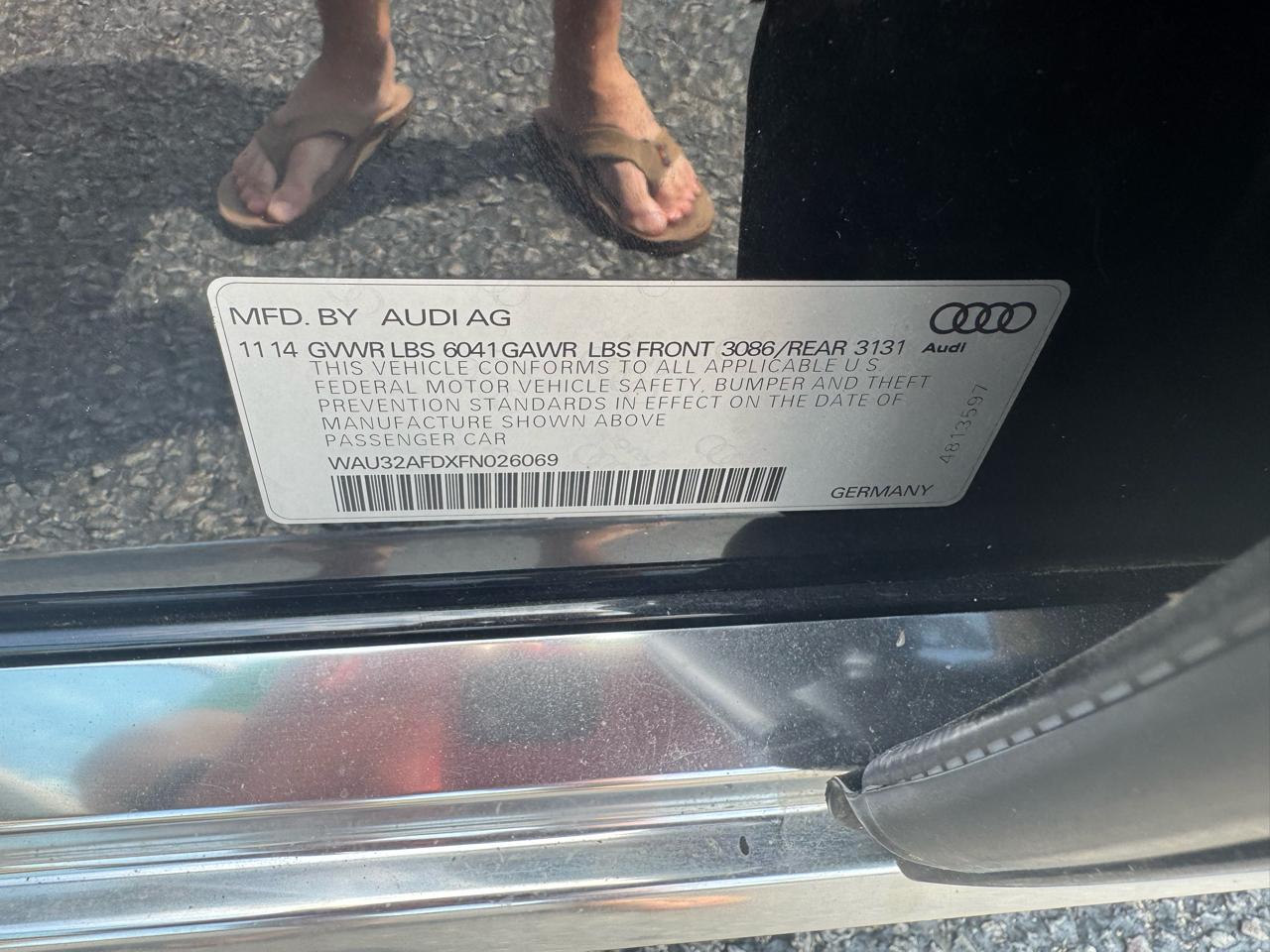 Audi A8 L 4dr Sdn 4.0T 2015