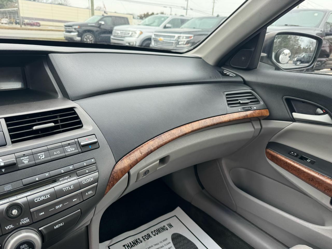 Honda Accord Sdn 4dr V6 Auto EX-L 2012