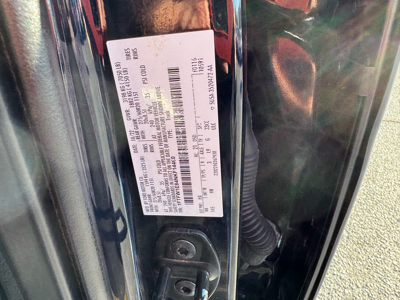 Ford F-150 Lariat 4WD SuperCrew 5.5' Box 2022