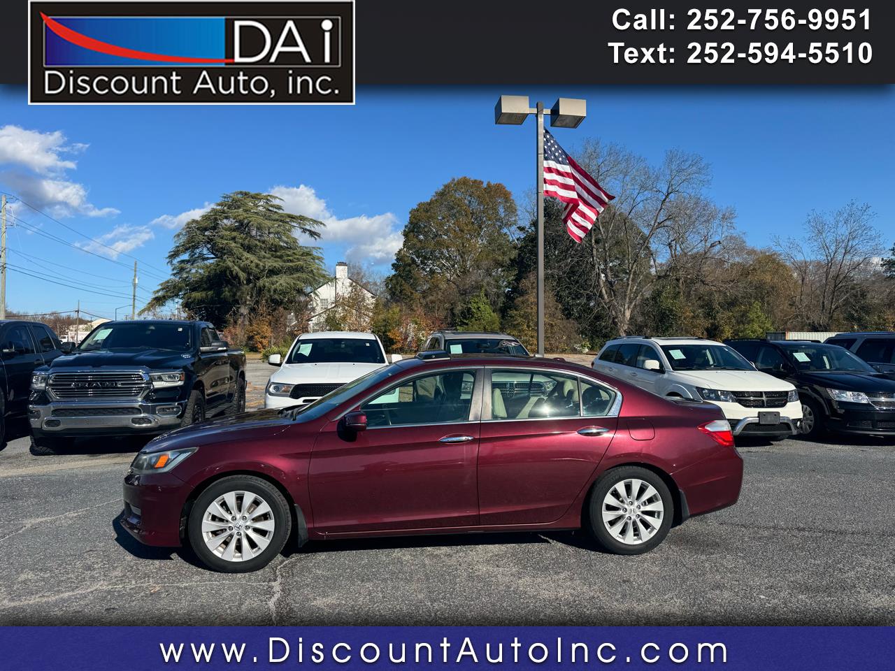 Honda Accord Sdn 4dr I4 CVT EX-L 2013