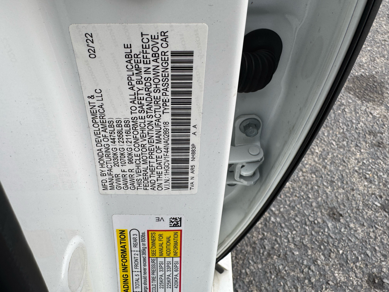 Honda Accord Sedan Sport SE 1.5T CVT 2022