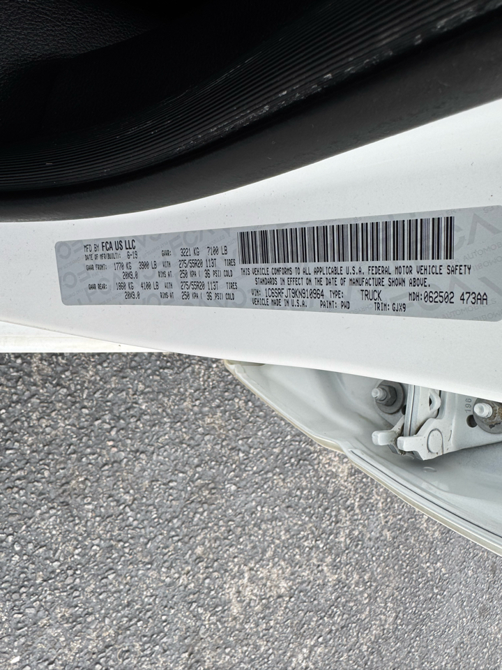 RAM 1500 Laramie 4x4 Crew Cab 5'7" Box 2019