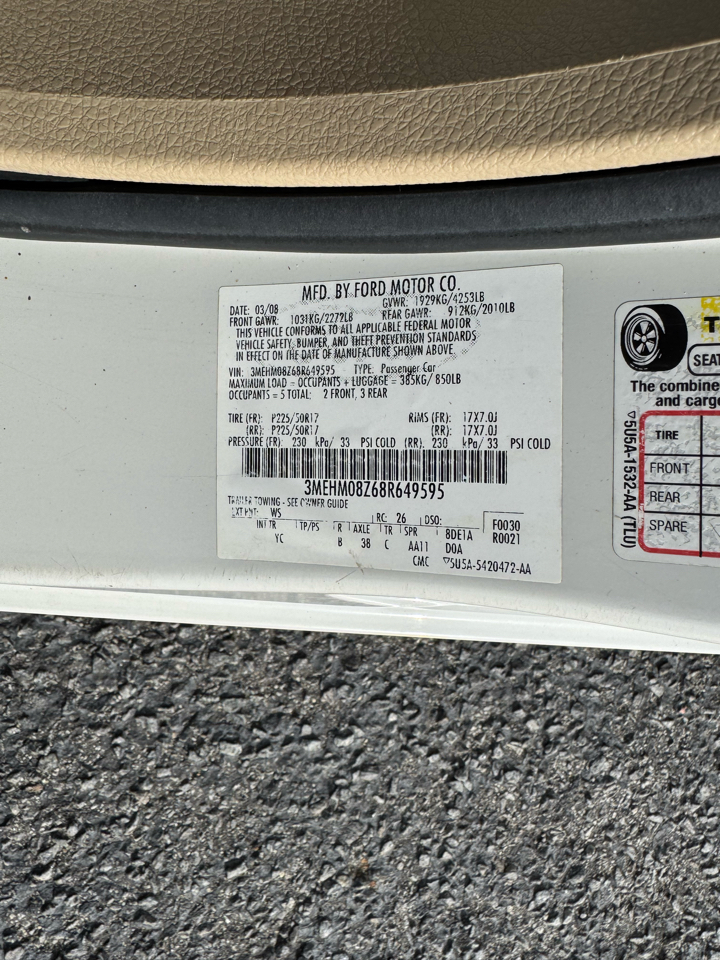 Mercury Milan 4dr Sdn I4 Premier FWD 2008