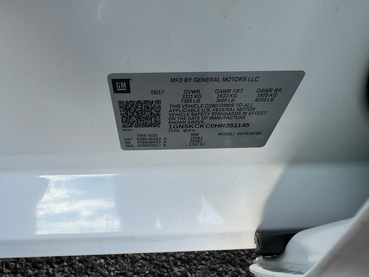 Chevrolet Tahoe 4WD 4dr Premier 2017