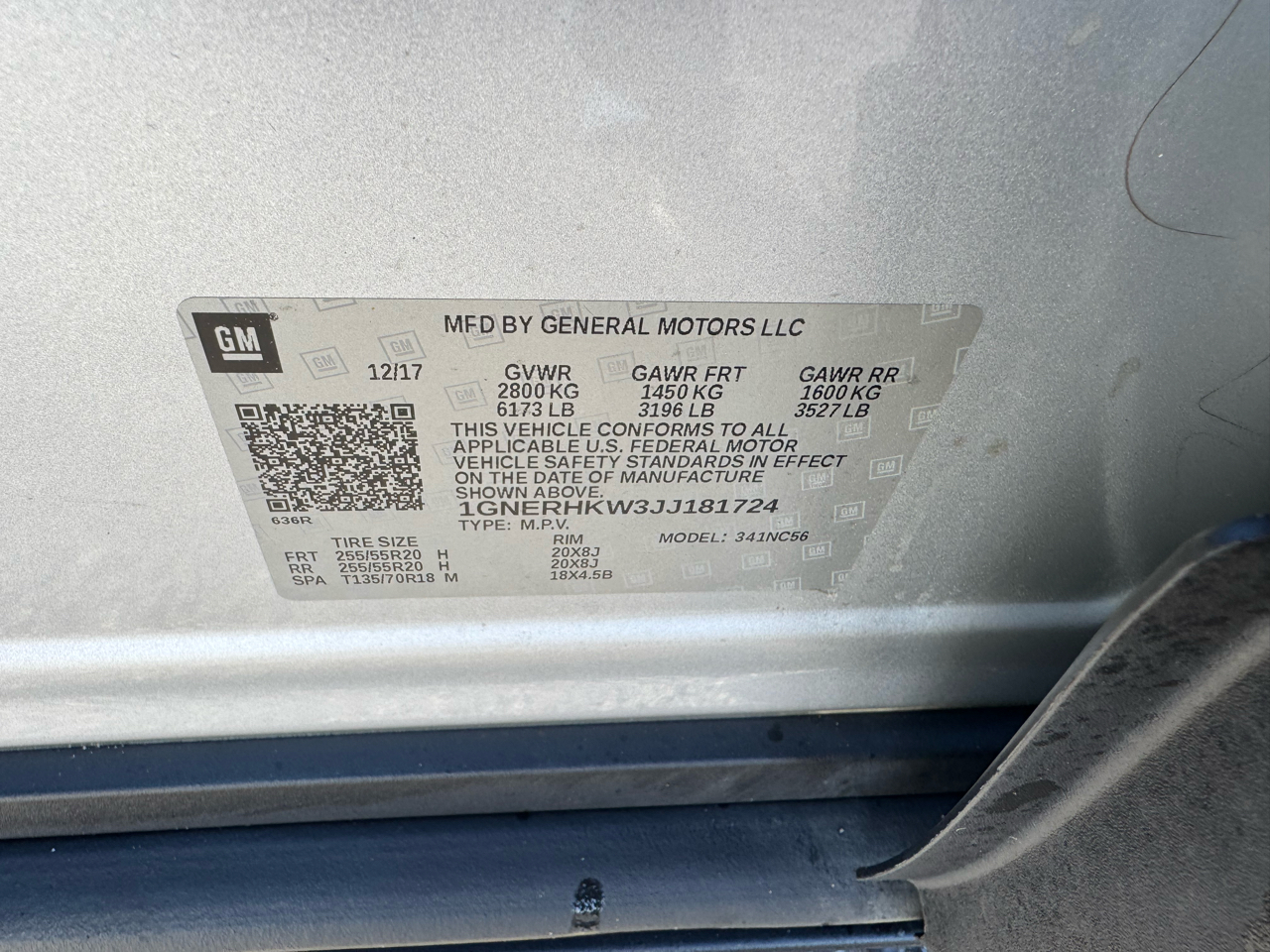 Chevrolet Traverse FWD 4dr LT Leather w/3LT 2018